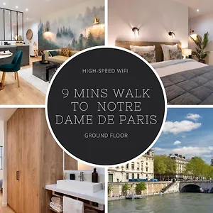 Cosy A 9 Min A Pied De La Cathedrale Notre Dame Apartamento